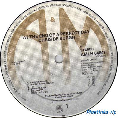 Chris de Burgh &#8206;– At The End Of A Perfect Day