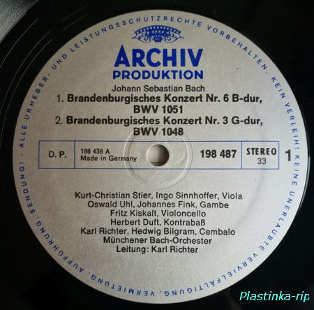 Johann Sebastian Bach – M&#252;nchener Bach-Orchester, Karl Richter &#8206;– 6 Brandenburgische Konzerte