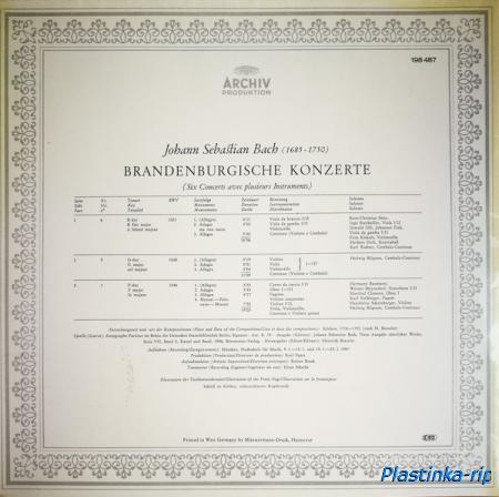 Johann Sebastian Bach – M&#252;nchener Bach-Orchester, Karl Richter &#8206;– 6 Brandenburgische Konzerte