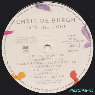 Chris de Burgh &#8206;– Into The Light