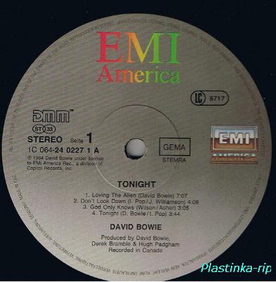 David Bowie &#8206;– Tonight