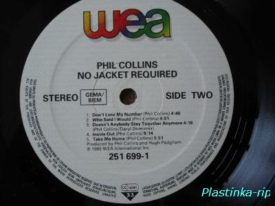 Phil Collins &#8206;– No Jacket Required