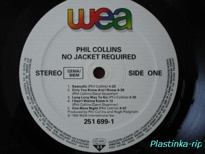 Phil Collins &#8206;– No Jacket Required