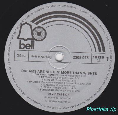 David Cassidy &#8206; Dreams Are Nuthin' More Than Wishes....