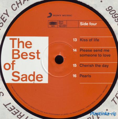 Sade - The Best Of Sade - 1994(2016,Reissue,1/2 Speed Mastering,180gr.)