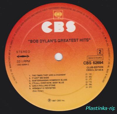 Bob Dylan &#8206; Bob Dylan's Greatest Hits