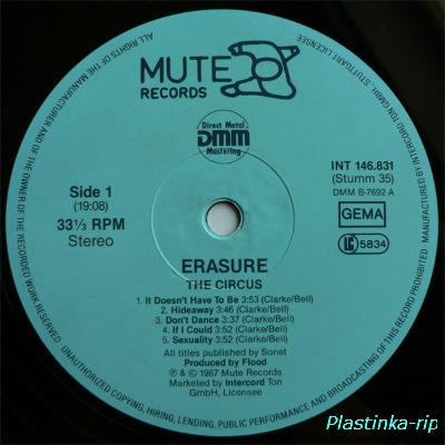 Erasure &#8206; The Circus