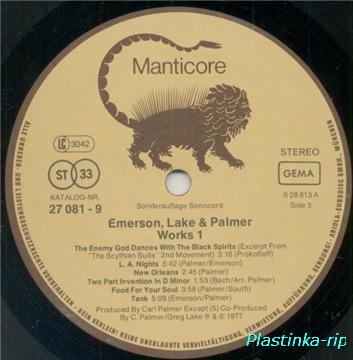 Emerson Lake & Palmer  Works: Volume 1