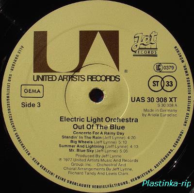 Electric Light Orchestra &#8206; Out Of The Blue