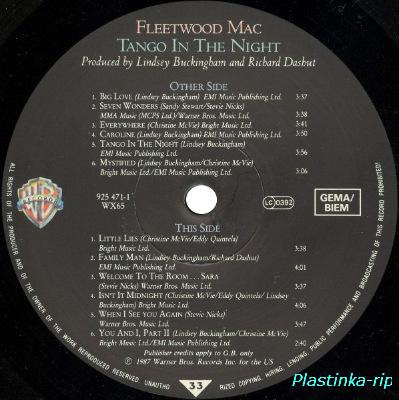 Fleetwood Mac &#8206; Tango In The Night 