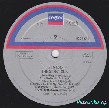 Genesis &#8206; The Silent Sun