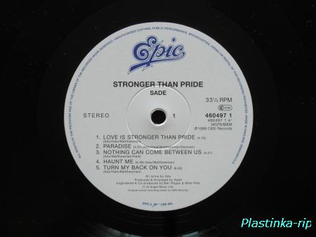 Sade - Stronger Than Pride - 1988(2020,Reissue,Remastered,1/2 Speed Mastering,180gr.)