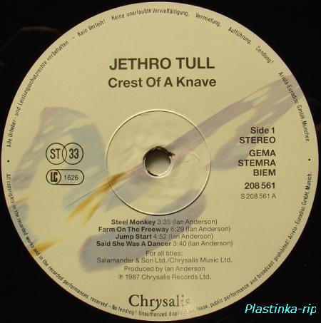 Jethro Tull &#8206; Crest Of A Knave