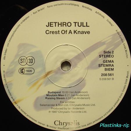 Jethro Tull &#8206; Crest Of A Knave