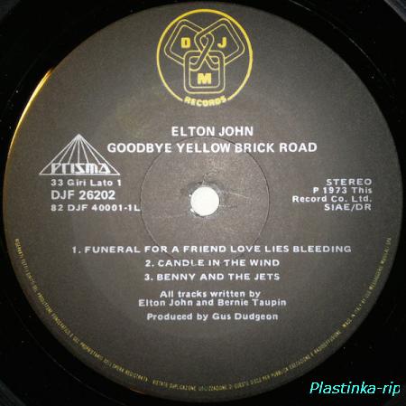 Elton John &#8206; Goodbye Yellow Brick Road