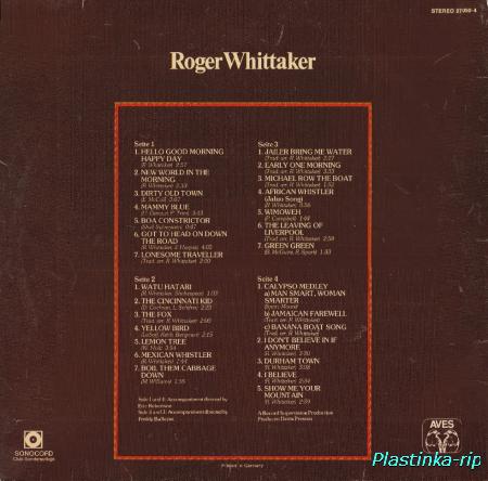 Roger Whittaker - Roger Whittaker  In Concert