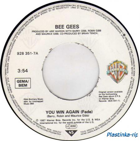 Bee Gees - You Win Again 