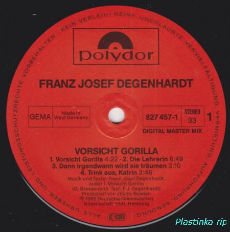 Franz Josef Degenhardt - Vorsicht Gorilla