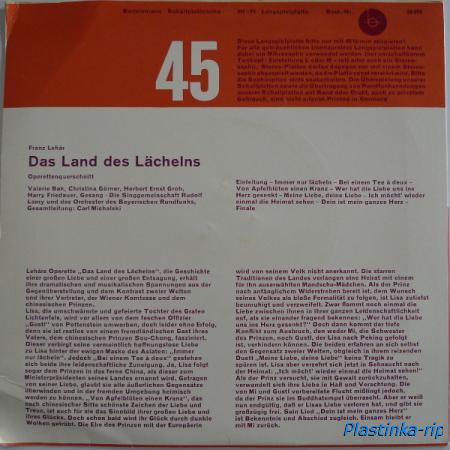 Franz Lehar  Das Land des Laechelns (Operettenquerschnitt)